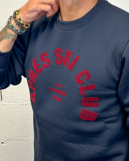 Felpa SUPERCULTURE Après Ski Navy