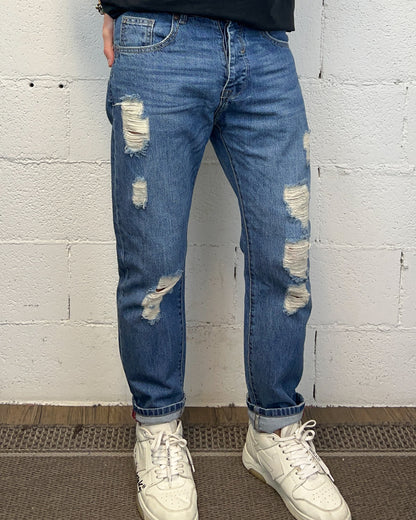 Jeans Carrot Destroyed OVER-D Jimmy