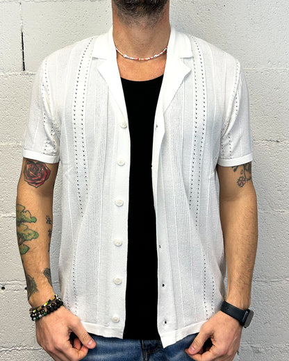 Maglia Scollo GIANNI LUPO White