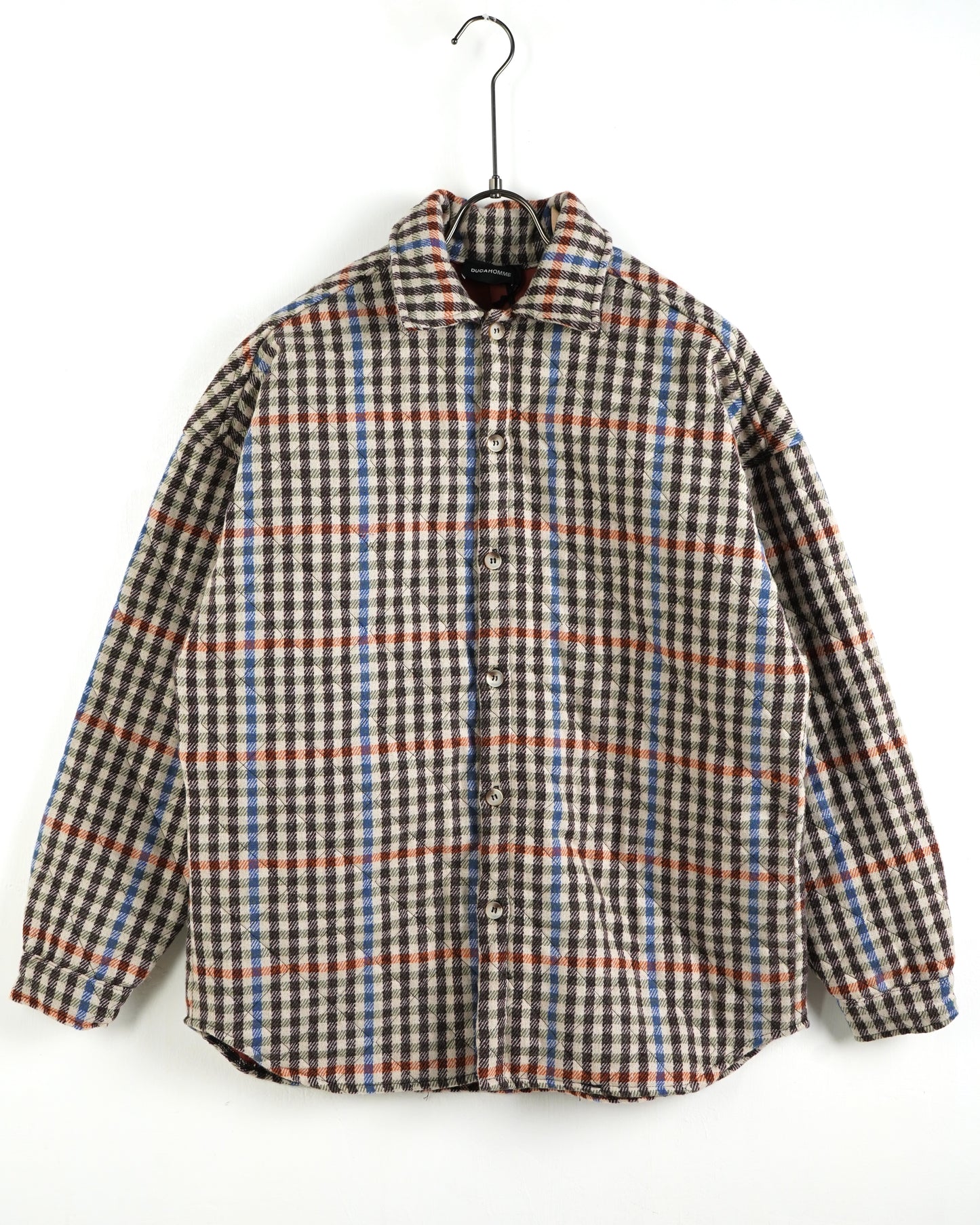 Giubbotto OVERSIZE Camicia DUCA Check Marrone