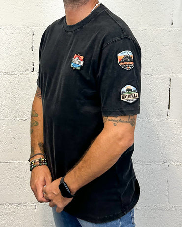 T-shirt Patch GIANNI LUPO Black