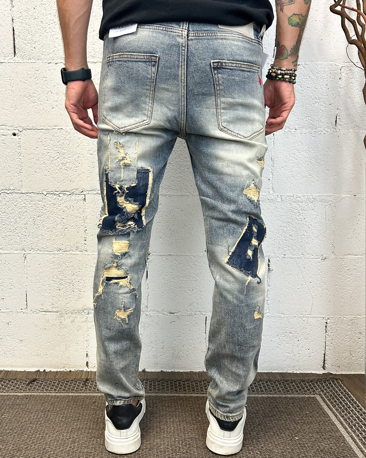 Jeans OVER-D Tapared Destroyed