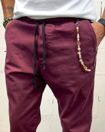 Pantalaccio Denim OVER-D Bordeaux