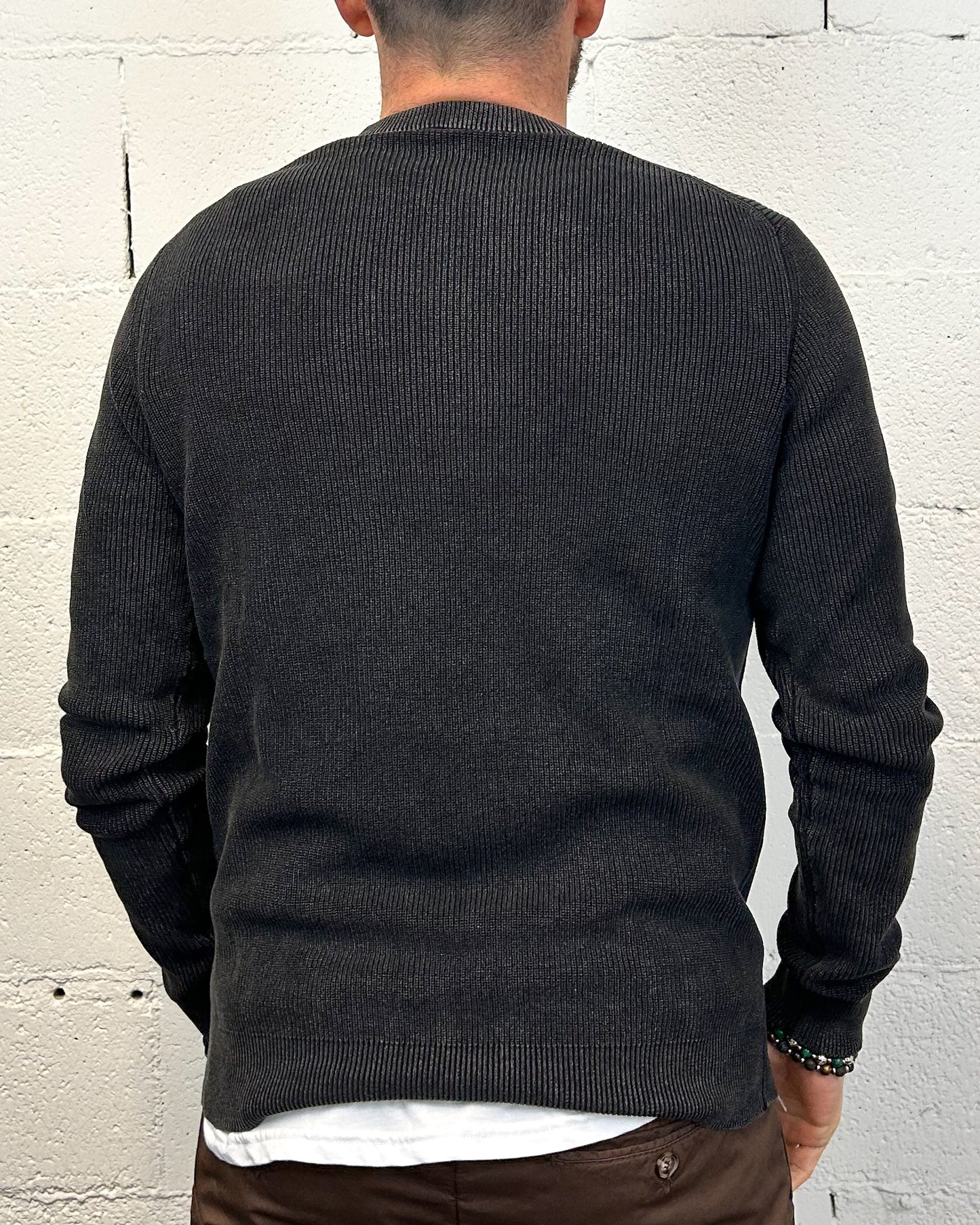 Pullover Paricollo OVER-D Costa Nero