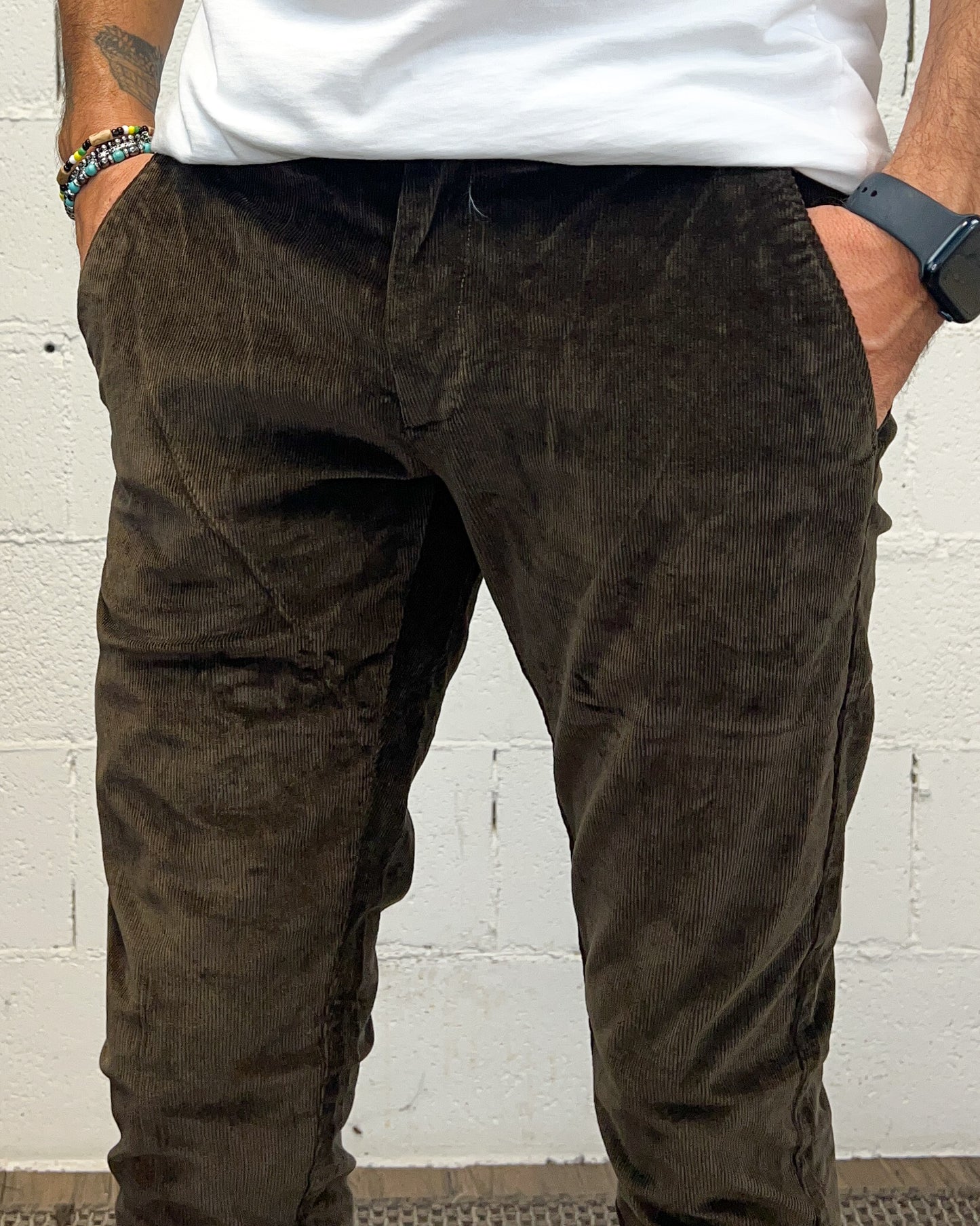 Chino Velluto Costa Piccola GIANNI LUPO Coffee