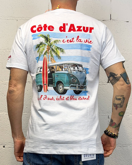 T-shirt SUPERCULTURE Cote d’Azur Fiammata