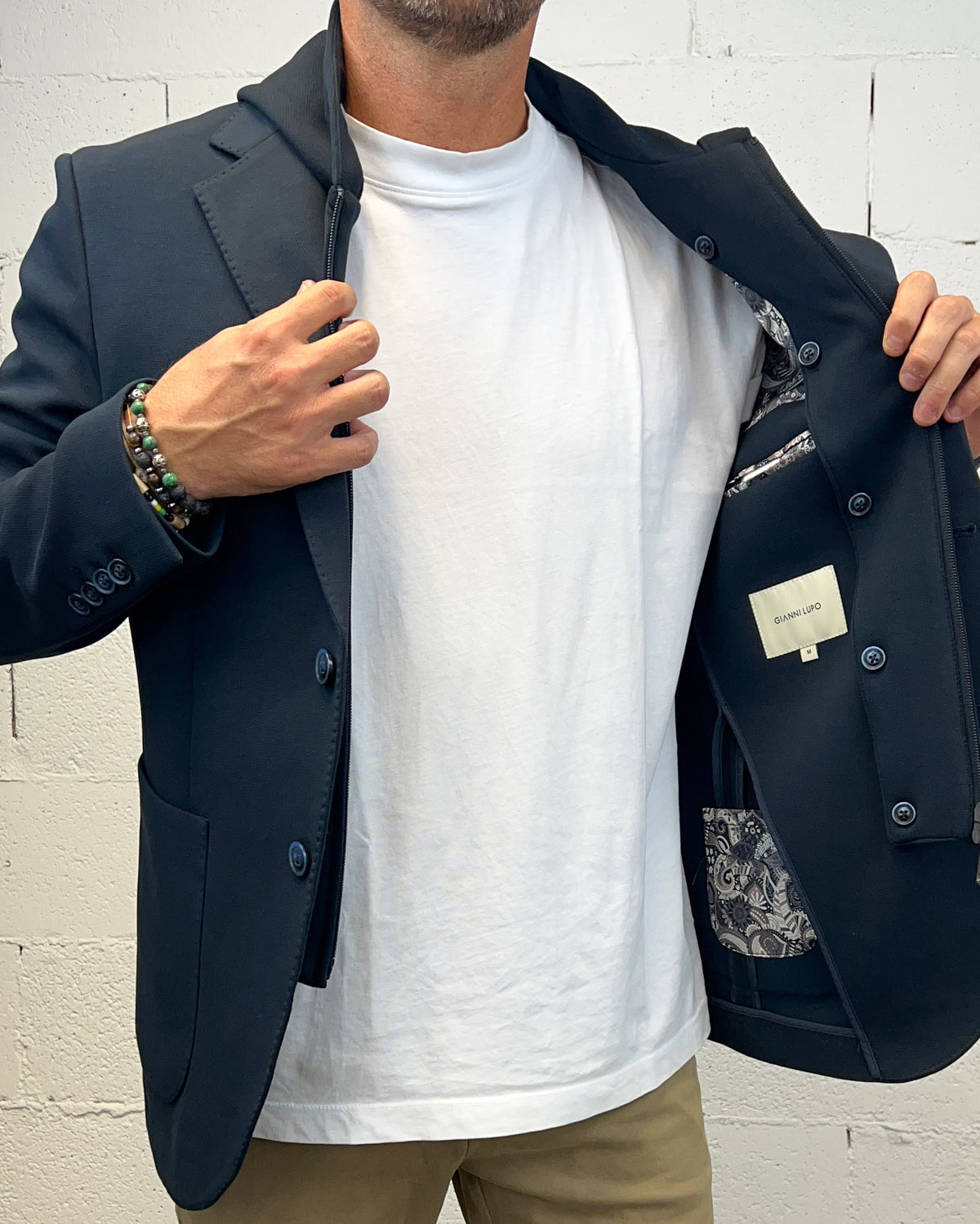 Giacca GIANNI LUPO con Gilet e Cappuccio Removibile