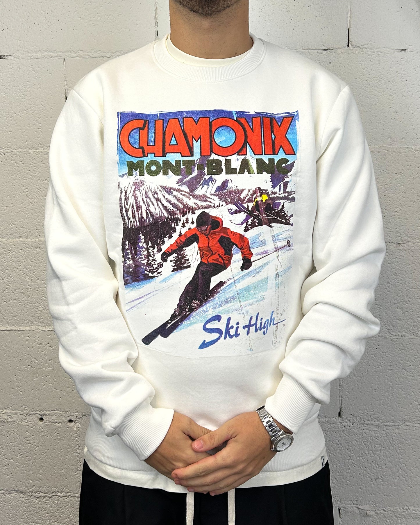 Felpa DROPIN chamonix Panna