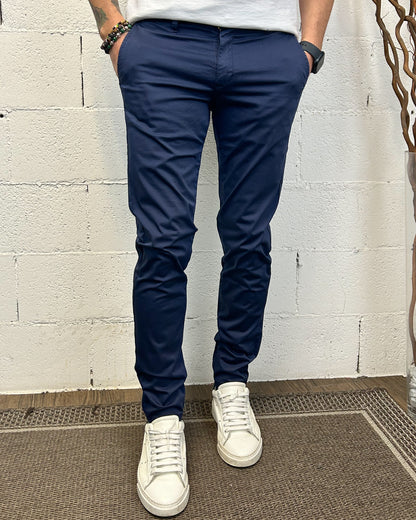 Chino KLIXS 727 Elast. Blu