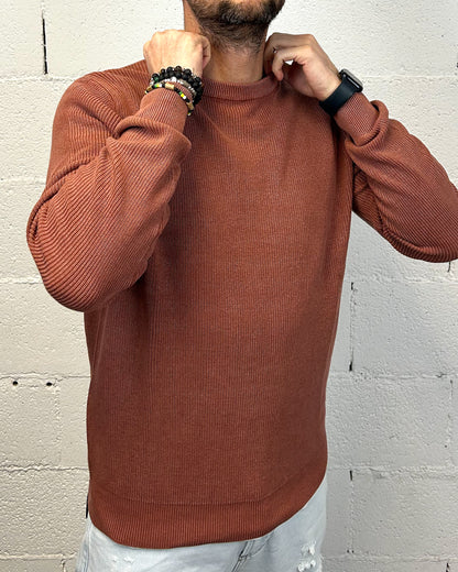 Pullover Paricollo OVER-D Costa Cacao