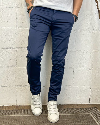 Chino KLIXS 727 Elast. Blu