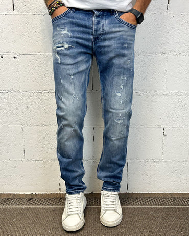 Jeans OVER-D Regular Fit Mid Blue