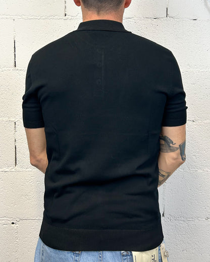 Polo Filo GIANNI LUPO Black