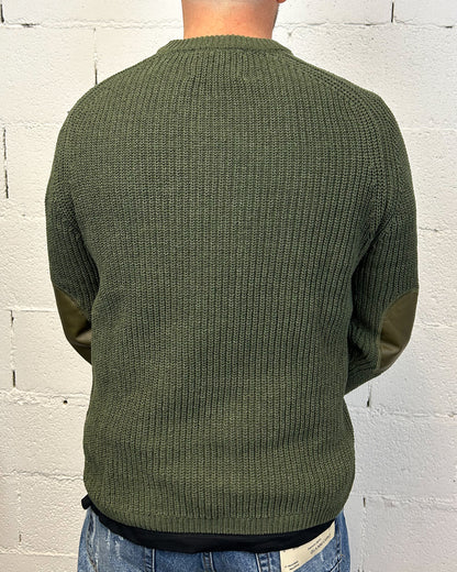 Maglione Ciniglia GIANNI LUPO Military Logo Toppe