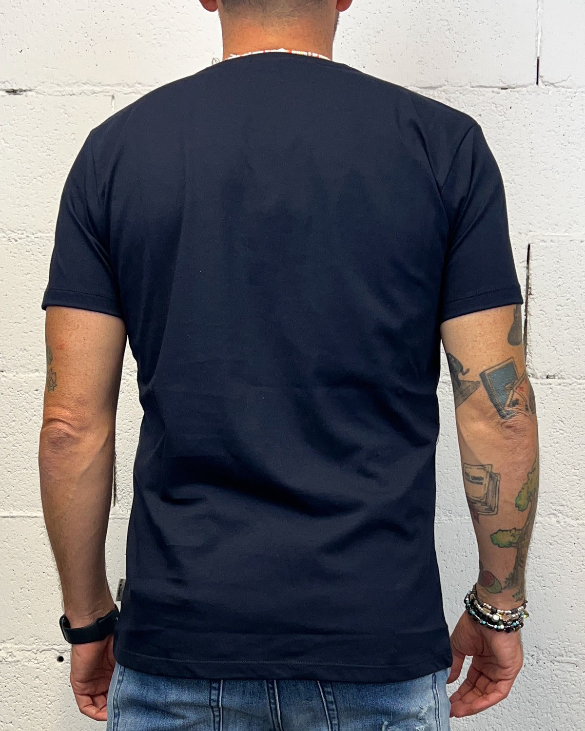 T-shirt Driver Race DROPIN Blu
