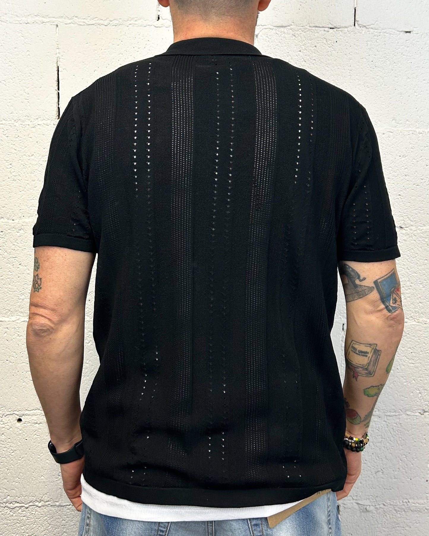 Maglia Scollo GIANNI LUPO Black