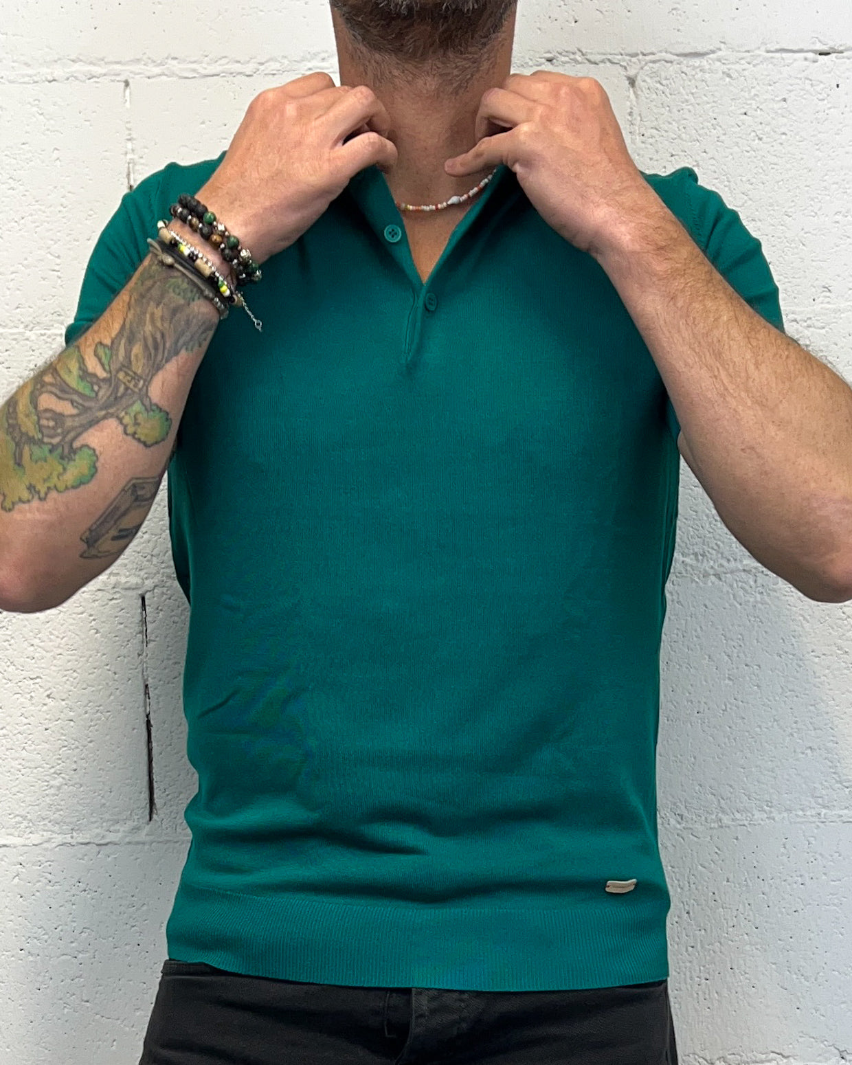 Polo Filo GIANNI LUPO Smeraldo
