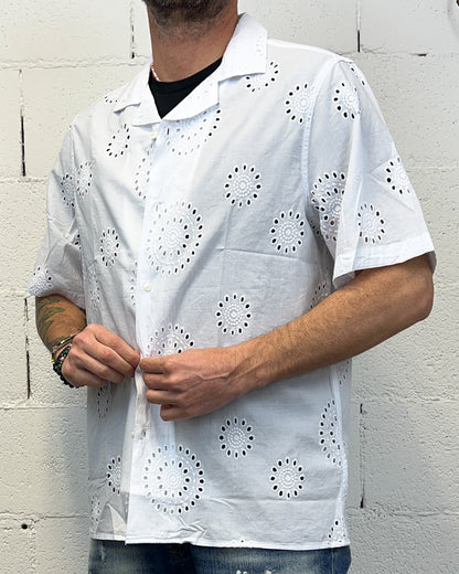 Camicia Operata Cotone OVER-D Baronetto