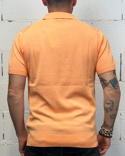 Polo Filo OVER-D Scollo Derby Pesca