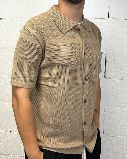 Maglia Operata GIANNI LUPO Over Camel