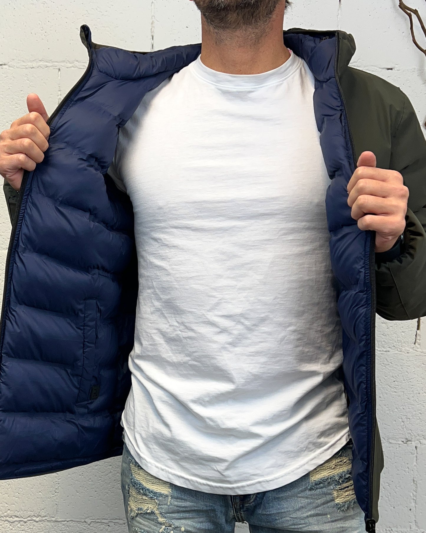 Piumino Tecnico Reversibile GIANNI LUPO Verde