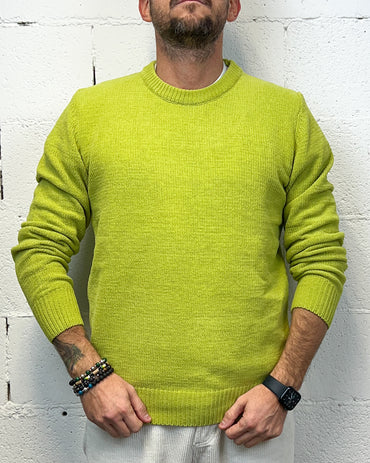 Maglione Ciniglia GIANNI LUPO Olio