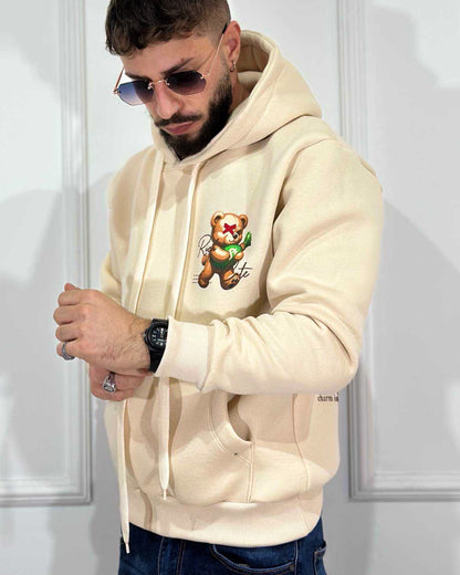 Felpa ONLYONE Rich Cute Beige