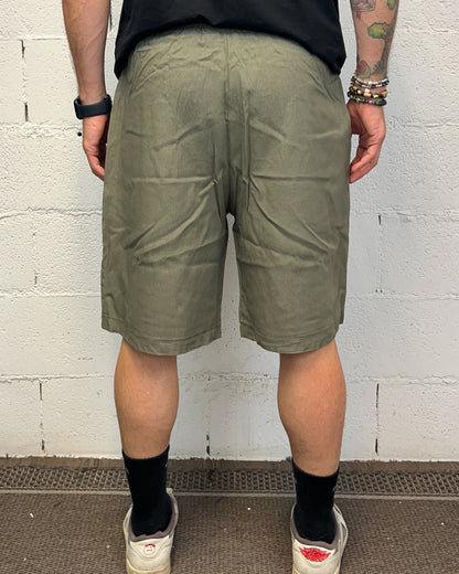 Bermuda Loose DUCA HOMME Lino/Viscosa Militare