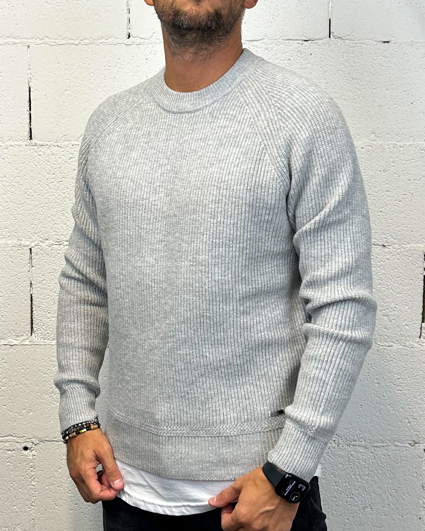 Maglione GIANNI LUPO Light Grey
