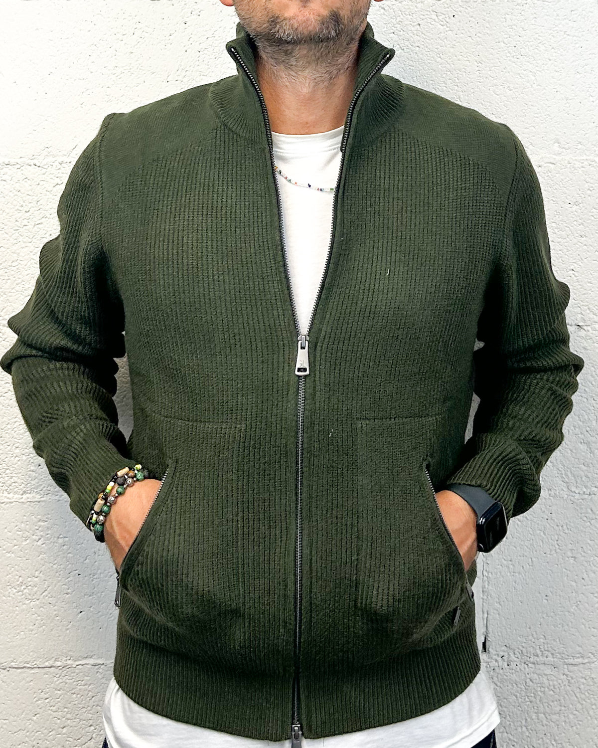 Pull Zip Giacca GIANNI LUPO Military