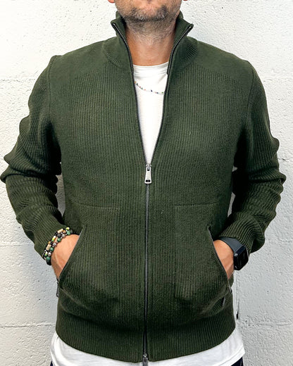 Pull Zip Giacca GIANNI LUPO Military