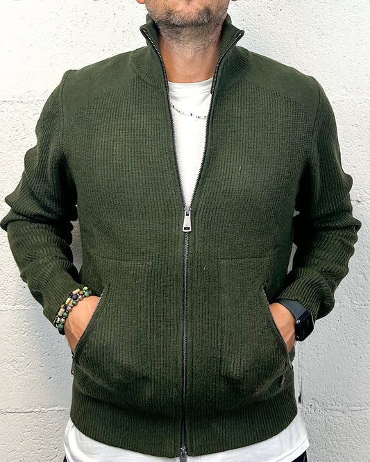 Pull Zip Giacca GIANNI LUPO Military