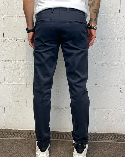 Chino Slim Fit OVER-D Blu