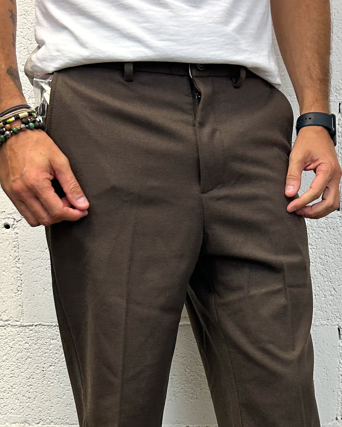 Panta Loose GIANNI LUPO Coffee