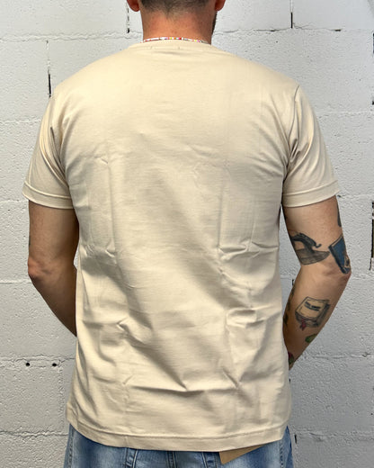 T-shirt DROPIN Vintage Race Avorio