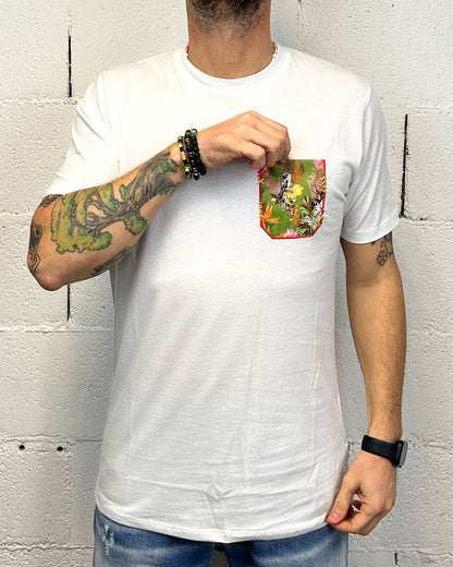 T-shirt Taschino OVER-D Tropic White