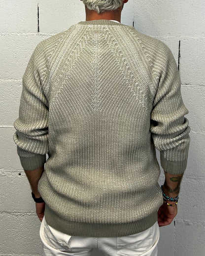 Maglione Raglan OVER-D beige
