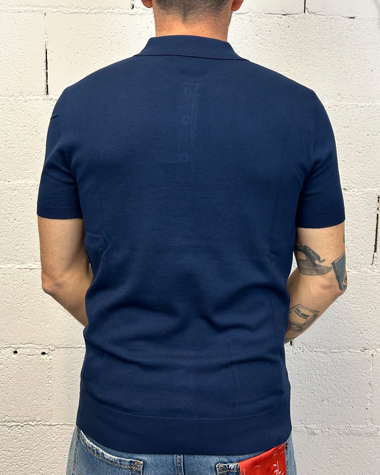 Polo Filo GIANNI LUPO Navy