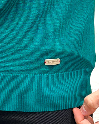 Polo Filo GIANNI LUPO Smeraldo