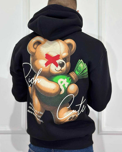 Felpa ONLYONE Rich Cute Nera