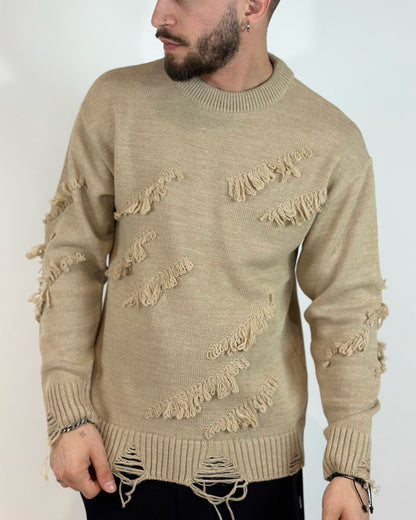 Girocollo ADON Rotture Beige