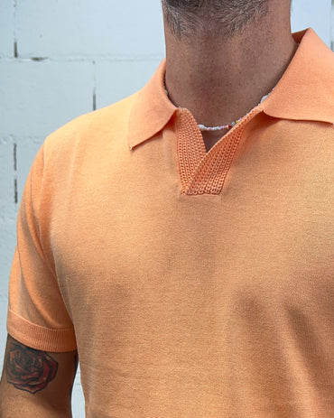 Polo Filo OVER-D Scollo Derby Pesca