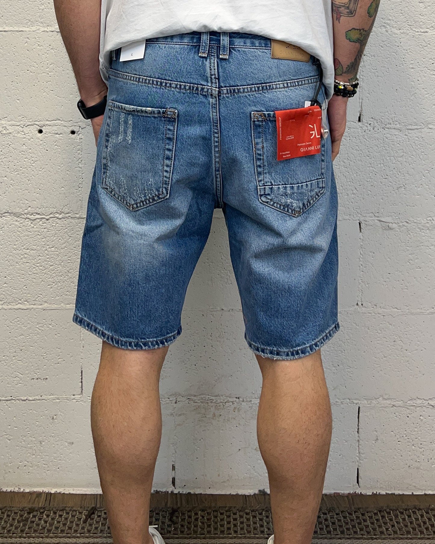 Bermuda Jeans GIANNI LUPO Rainbow Green Jack