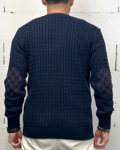 Maglioncino Blu BLACKSUNDAY Taschino Pochette