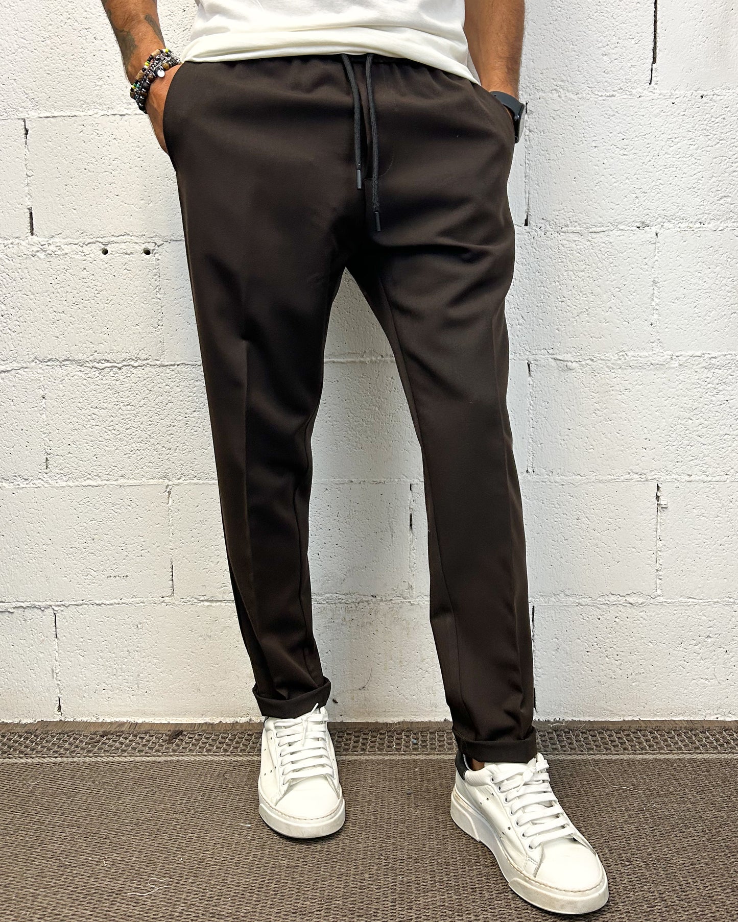 Pantalaccio Slim Fit OVER-D Moro Tasca Filetto