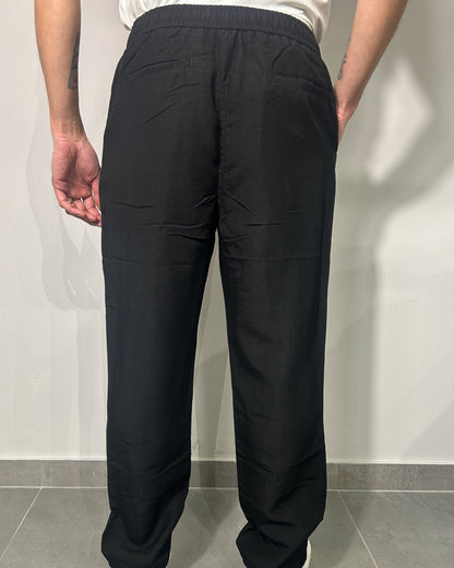 Pantalaccio Lino Cotone CHROY Black