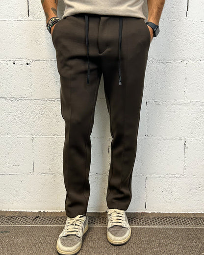 Pantamolla Slim Fit OVER-D Tasca Filetto Moro