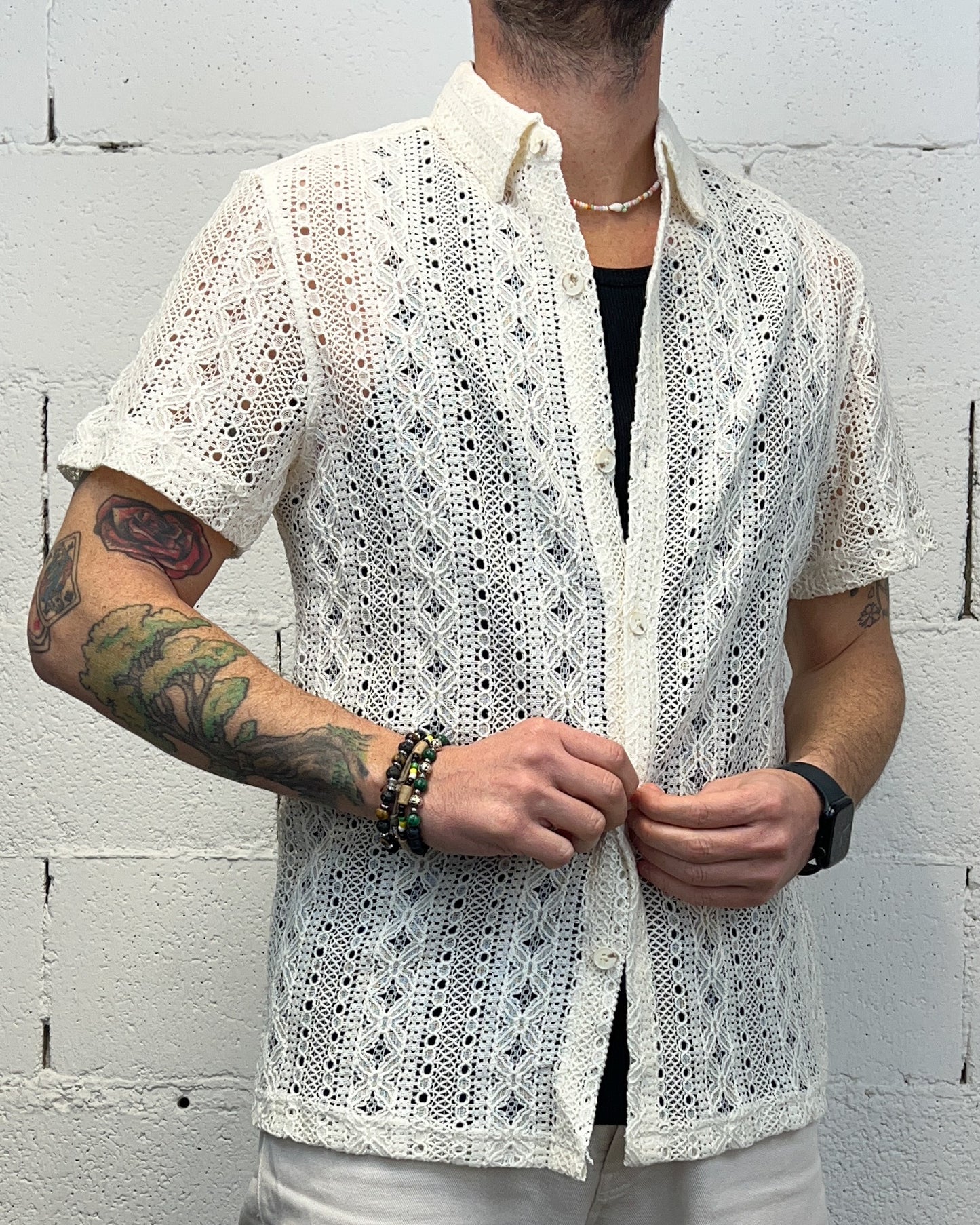 Camicia Operata GIANNI LUPO White
