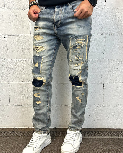 Jeans OVER-D Tapared Destroyed
