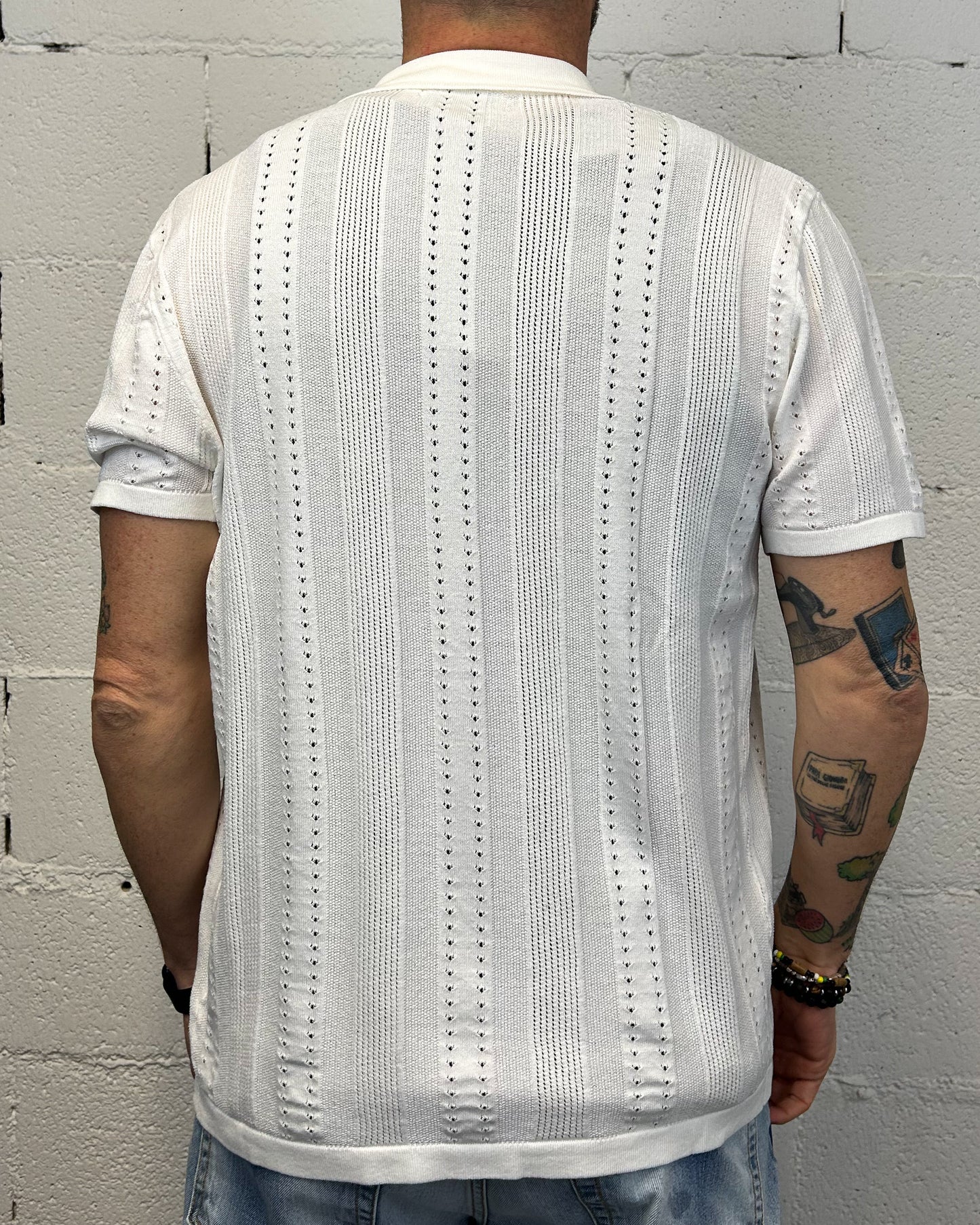 Maglia Scollo GIANNI LUPO White